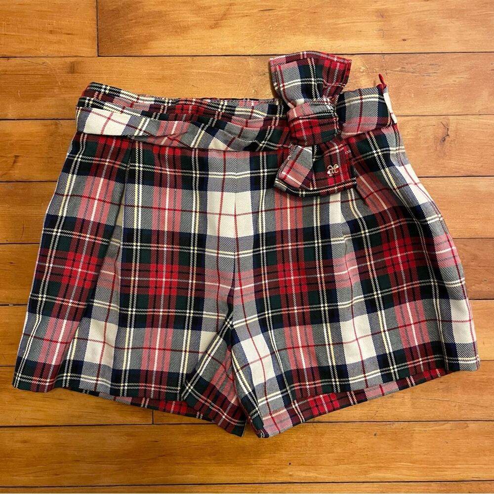 NWT Abel & Lula Holiday Tartan Shorts